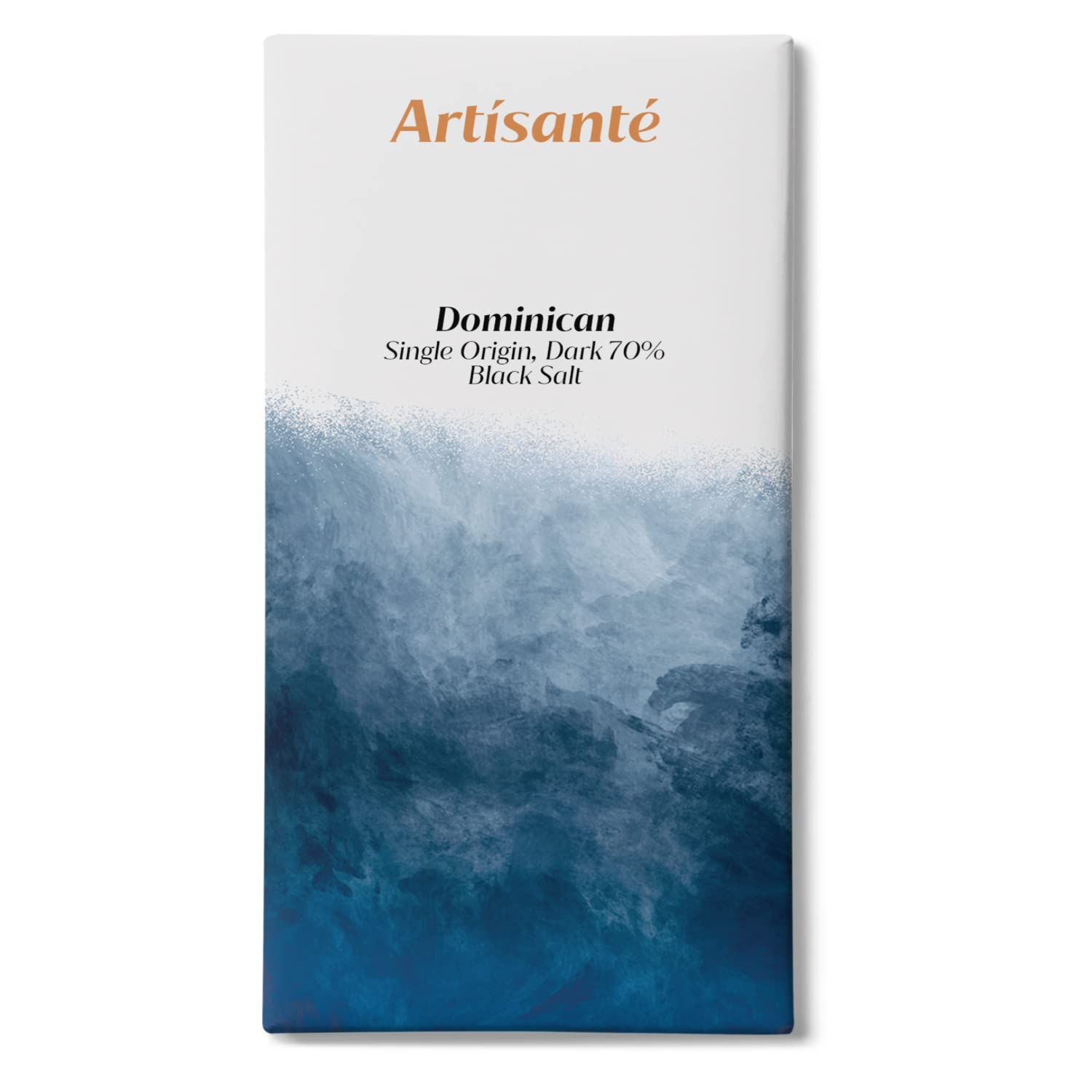 Artisante |Dark 70% Chocolate Bar|Smoked Black Salt|Single Origin,Dominican|70 Grams|Artisanal Fine Chocolate