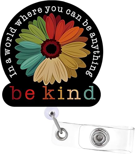 Portacarretes de Identificación Retráctiles, Tarjeta de ID con Clip de Cocodrilo para Nombre de Enfermera CNA, Divertido Carrete de Identificación,