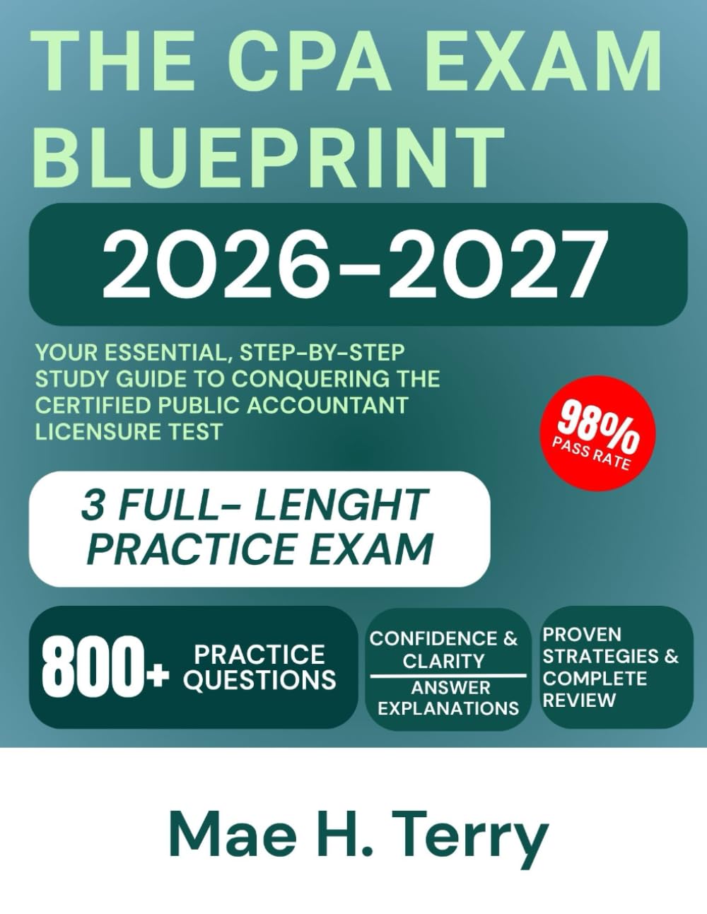 The CPA Exam Blueprint 2026-2027: Your Essential, Step-by-Step Study Guide to Conquering the Certified Public Accountant Licensure Test
