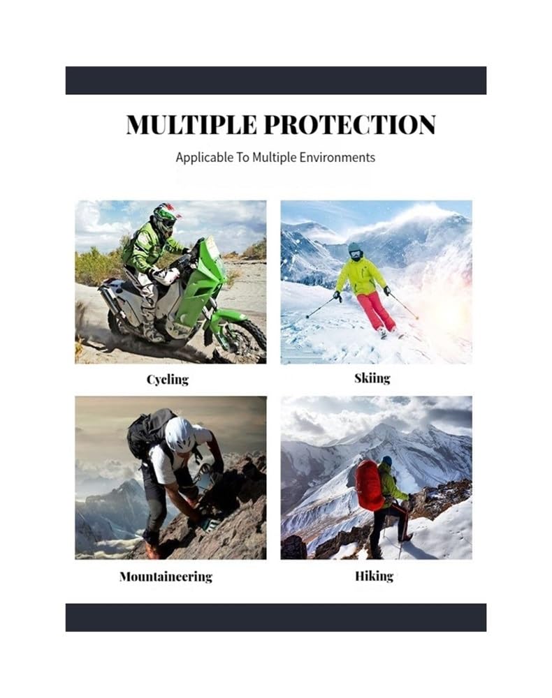 Occhiali Moto Occhiali da Motocross Antiappannamento Ciclismo Moto Dirt Bike MX per MTB Occhiali da Sole da Equitazione Lenti A Specchio HD Occhiali da Moto da Uomo(Blanc)