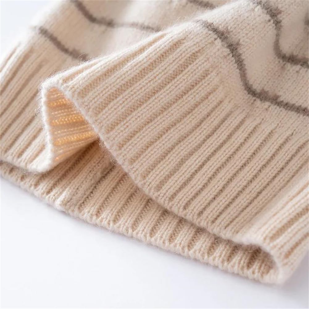 Gorro de Punto Gorros de Punto clásicos, Gorro de Punto Unisex Mezcla Lana Multicolor(Dark Gray9)