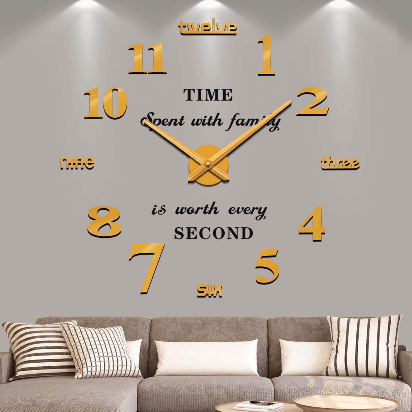 Grote Wandklok Modern Minimalistisch Design 30 cm