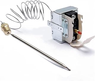 PP10084 High Limit Thermostat Switch 450°F – Manual Reset Safety Thermostat Compatible with Commercial Fryers, Replaces High-Temp Cut-Off Switches for Pitco VF35, SG14, MGII-35C, 45C+