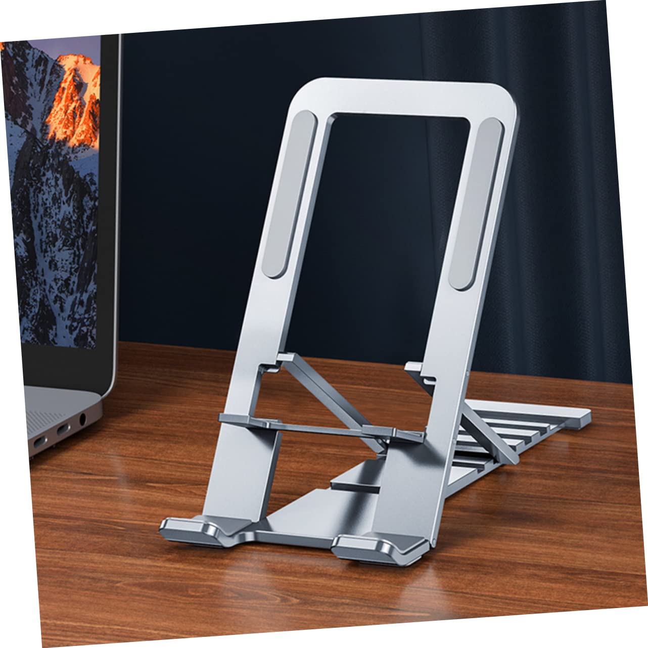 UKCOCO 2piezas Soporte De Teléfono y Plegable para Escritorio Compatible Móviles y Tablets para Oficina y Hogar Diseño Compacto y Conveniente Acabado y Ergonomía Optimizada