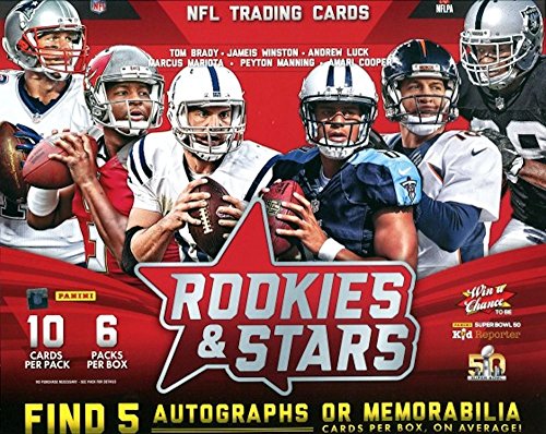 2015 Panini Rookies & Stars NFL Football box (6 pk)