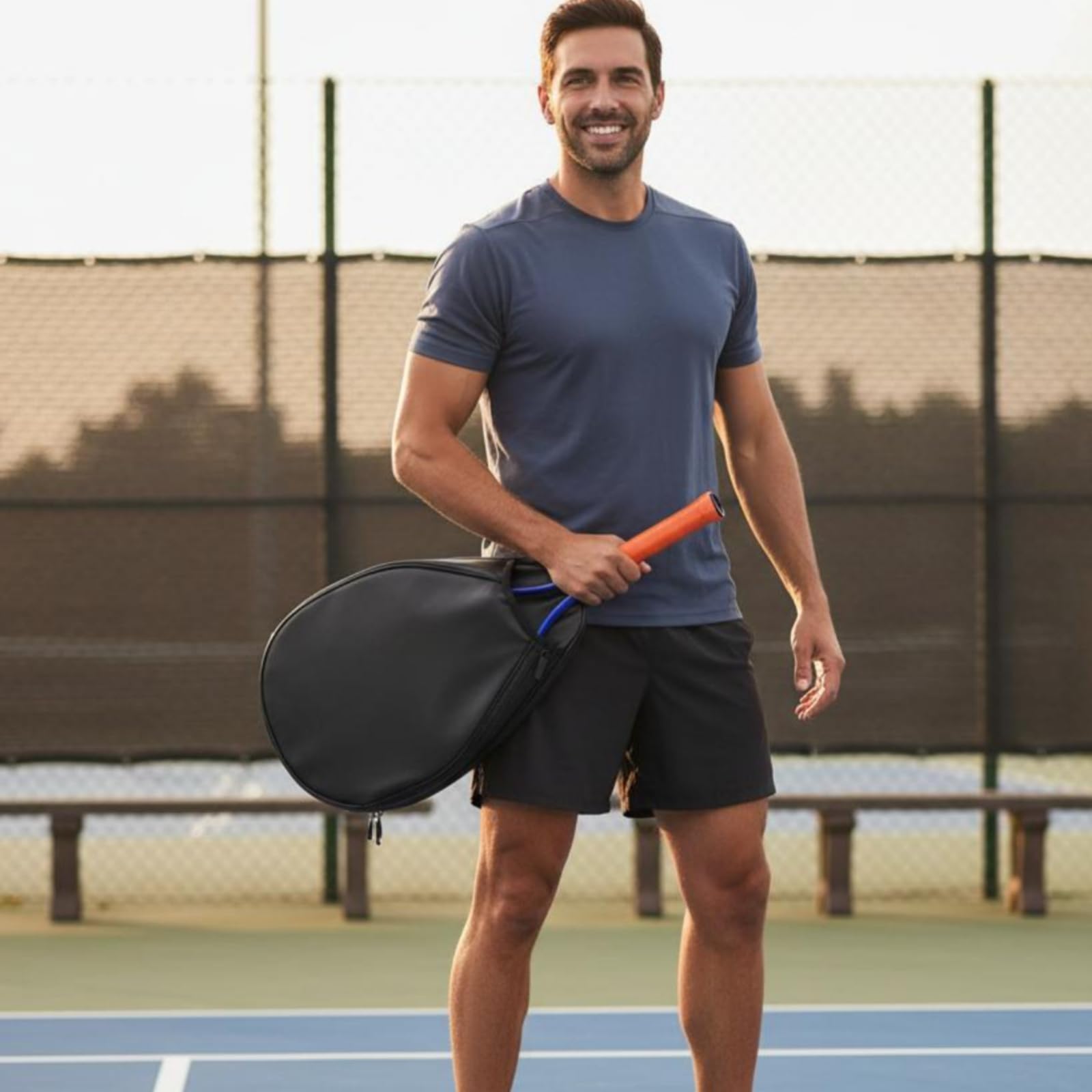 Mochila de Raqueta Impermeable Equipo Deportivo Portátil Deportes para Viajes, Entrenamiento