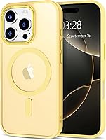 Vista 351 de Anuck - Funda magnética para iPhone 11 compatible con MagSafe, carcasa trasera mate translúcida dura, borde de TPU, delgada, resistente a impactos