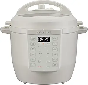 Instant Pot RIO, 7-in-1 Electric Multi-Cooker, PressureCooker, SlowCooker, RiceCooker, Steamer, Sauté, Yogurt Maker, & Warmer, Includes App With Over 800 Recipes, 6 Quart, Sea Salt
