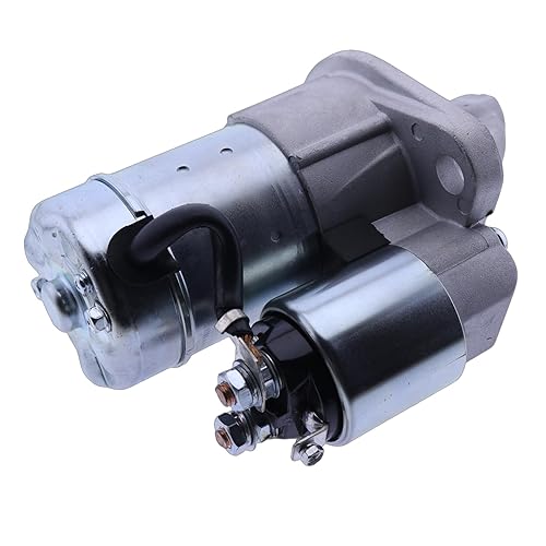 FridayParts 11T 12V Motor de arranque YM129698-77010 compatible con excavadora Komatsu PC20R-8 PC27R-8 PC35R-8 Motor 3D82 de repuesto