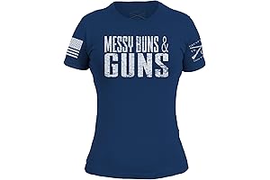 Grunt Style Messy Buns & Guns Women's T-Shirt