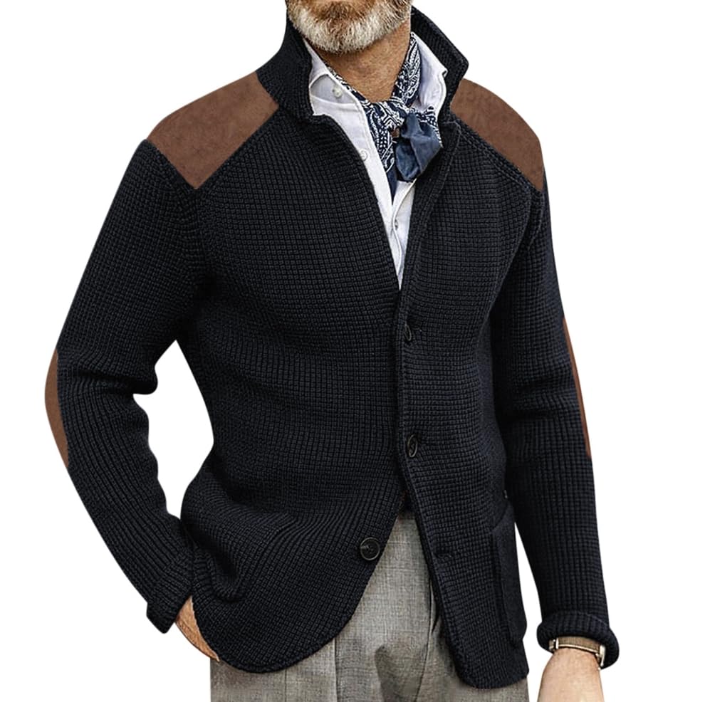 Cardigans veste coupe ajustée pulls gilets tricotés hommes