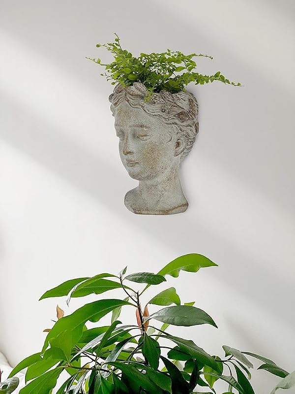 Abbott Collection Small Woman Head Wall Planter by Abbott Collection - Used condition - Image 3