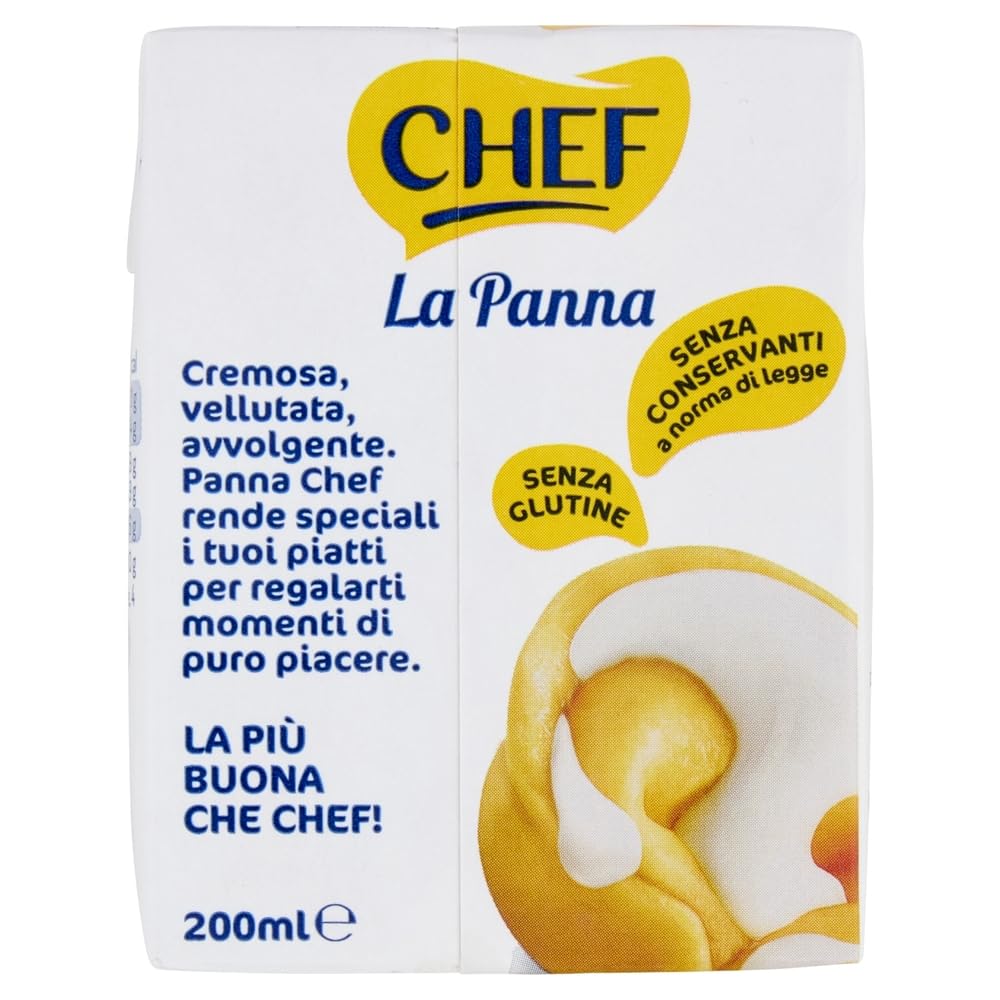12x Parmalat Panna chef Sahne per cucinare Kochcreme creme fur Koch 200ml + Italian Gourmet 100% italienische geschälte Tomaten dosen 2x 400g
