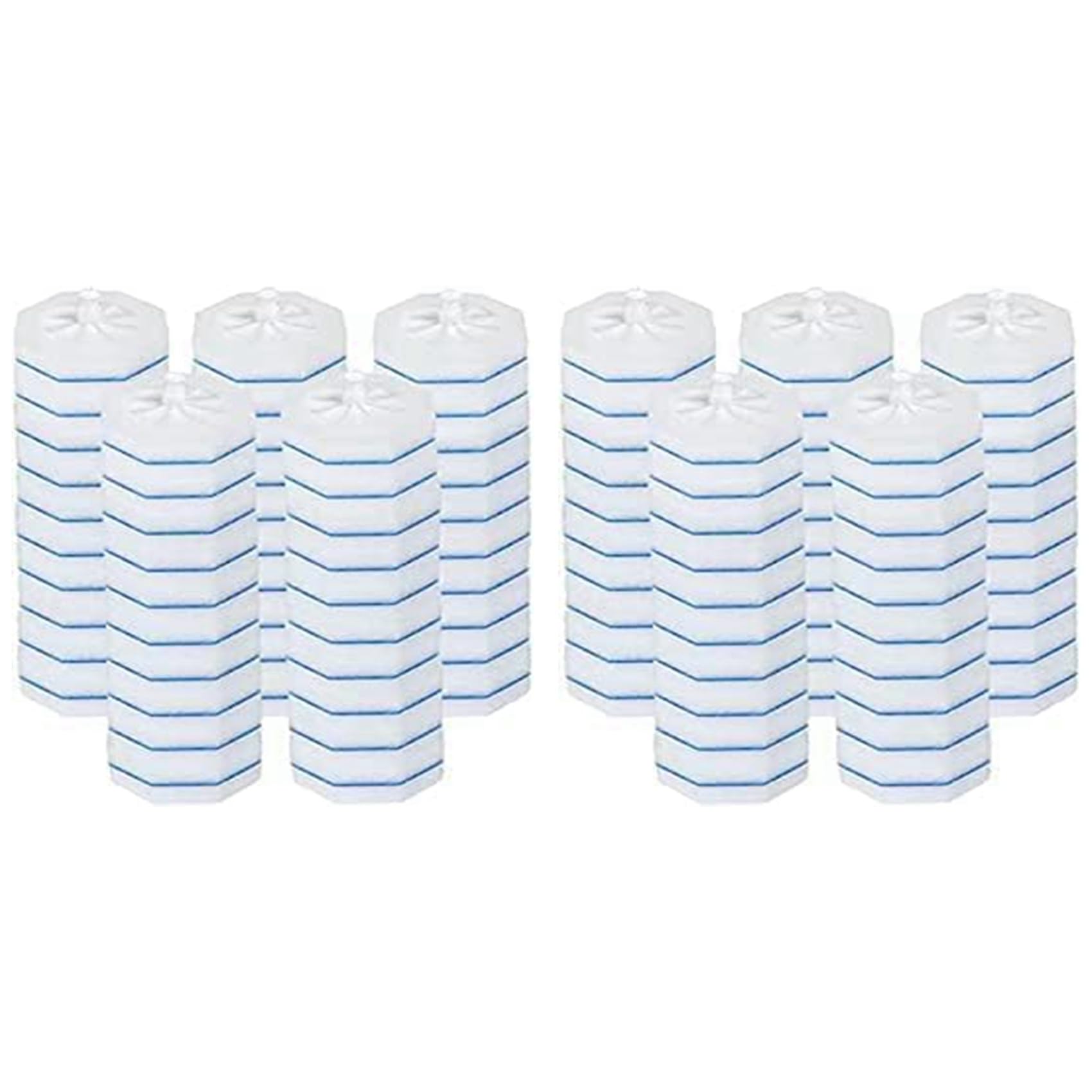 Hndhbfgrt 100PCS Upgraded Toilet Brush Wand Disposable Toilet Cleaning Wand Head Compatible Wand Refills