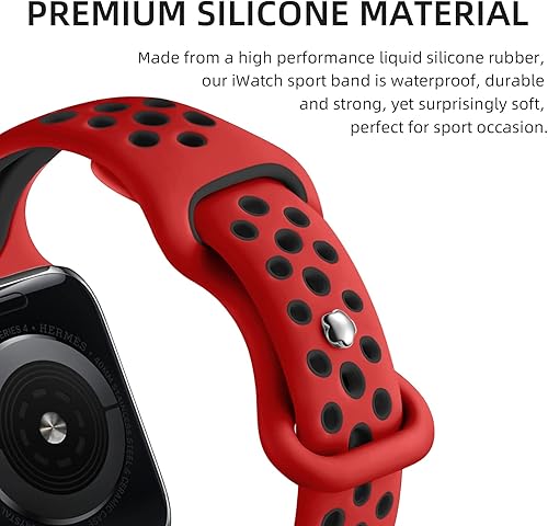 Miniatura 3 de Getino Compatible con Apple Watch Band de 1.575 pulgadas, 1.496 pulgadas, 1.614 pulgadas, 1.654 pulgadas, 1.732 pulgadas, 1.772 pulgadas, 1.772