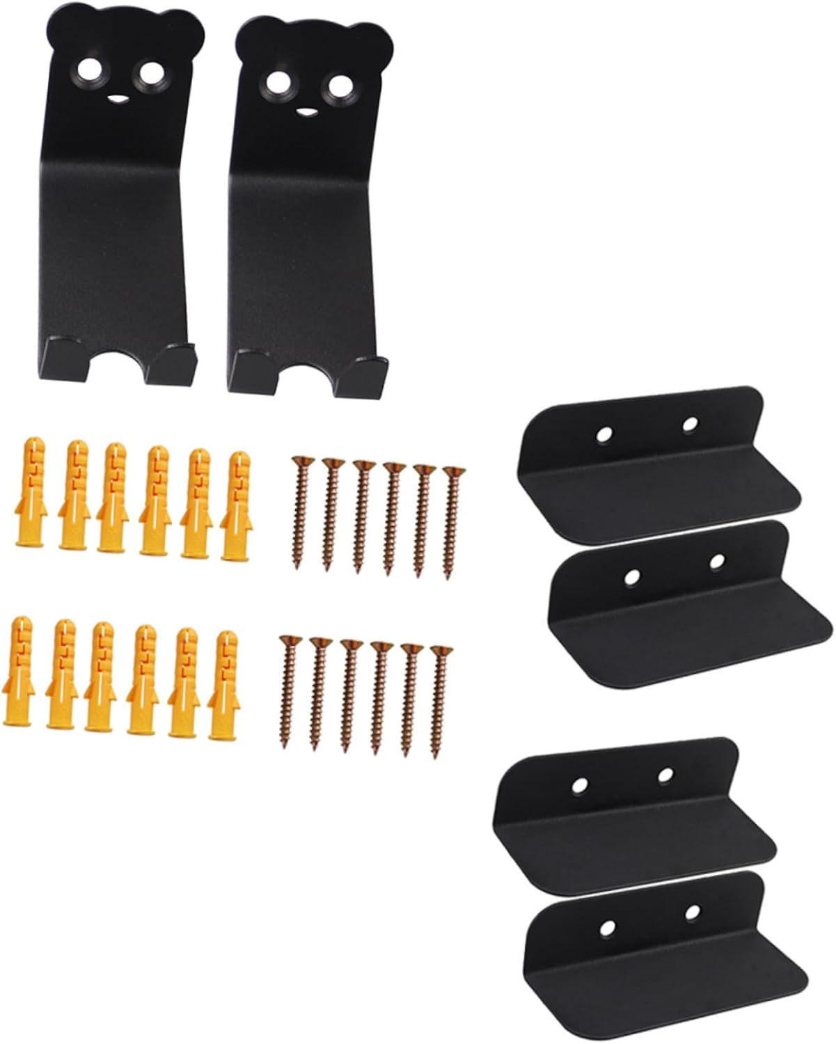 2sets Wall-mount Bike Hanger -skid Rack for Home Garage Storage Stable Design Easy to Install for Road Mountain