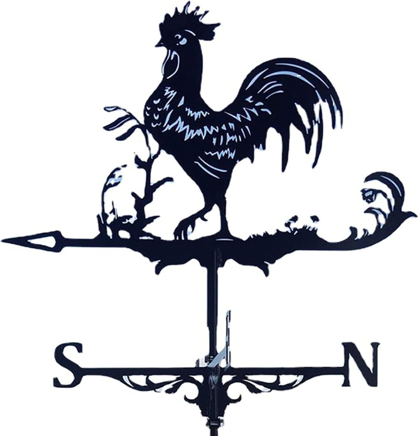 屋根、庭用風見鶏 風見鶏部品 風向計 屋外庭庭、風見鶏 風見鶏 組み立て簡単