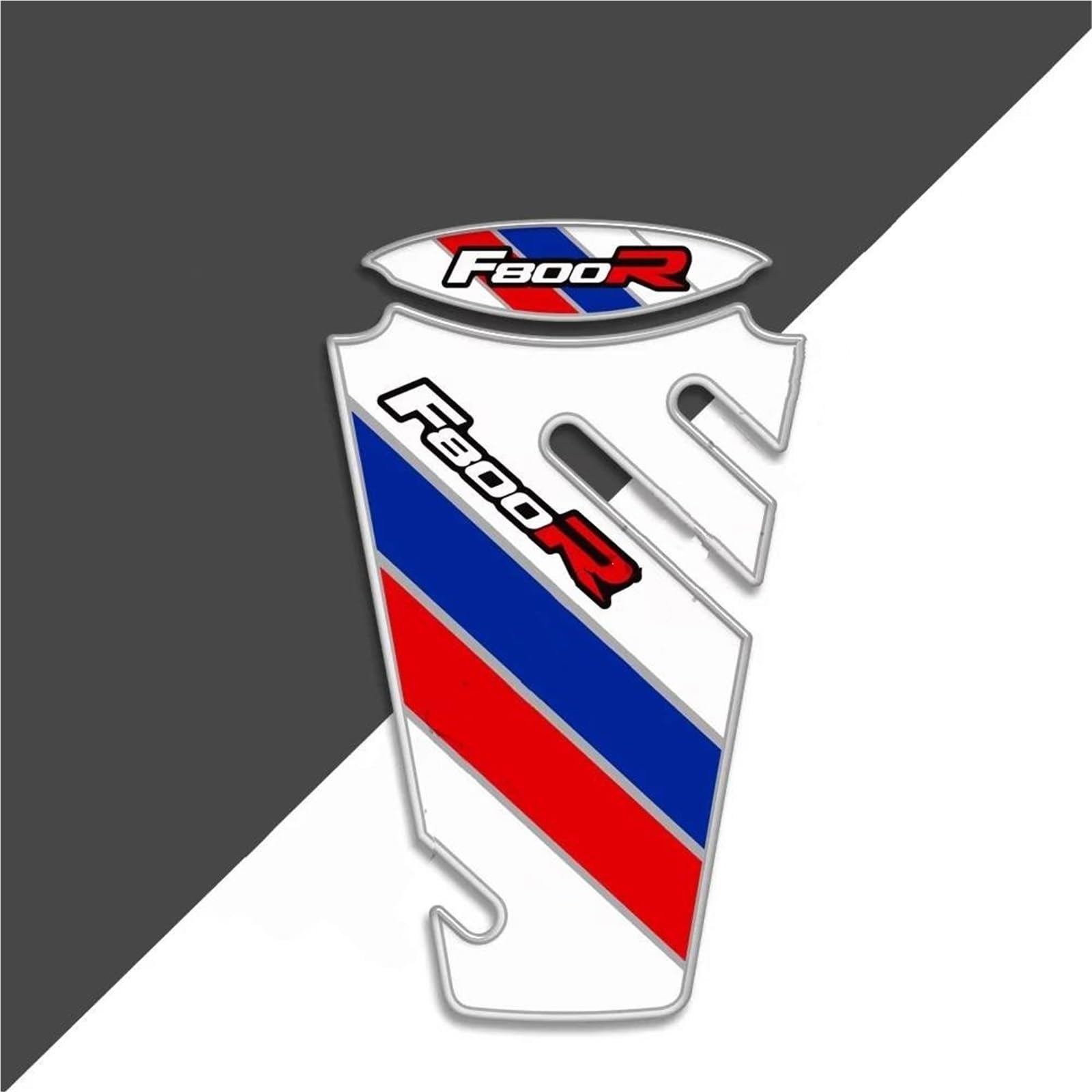 Motorbike Stickers Motorcycle Fuel Tank Sticker for BMW F800R F800 R F 800R 800 Oil Gas Decal Traction Pad Decoration Stickers Fuel Tank Protection Pads(Color1)