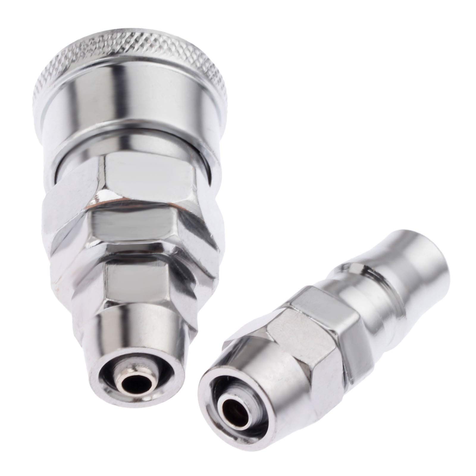 Złączka do węża, wąż ogrodowy szybkiego łączenia 2 szt. Kolankowy zawór zwrotny wody Szybkozłączka 1/4 "OD 1/8" męski system odwróconej osmozy rura z tworzywa sztucznego