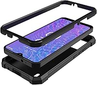Vista 5 de Funda para Nokia C210 con protector de pantalla, parte delantera trasera de cuerpo completo, protección resistente, silicona suave esmerilada, grado