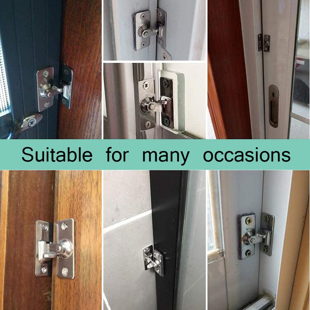 Buy 90 Degree Door Latch Sliding Screen Door Latch Barn Door Lock Hasp