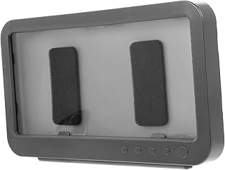 DOITOOL 1 peça suporte de telefone de banheiro suporte móvel prateleiras de montagem na parede acessórios de chuveiro rack de telefone anti-neblina prateleira de telefone suporte de telefone suporte de telefone suporte de telefone suporte de parede rack de armazenamento prateleira de celular