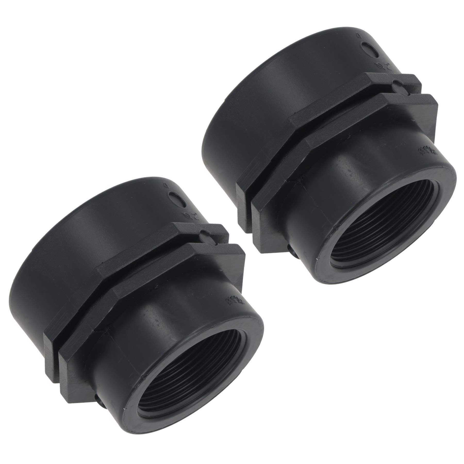 Polypropylene PP Female Threaded Pipe Reducing Socket 2in – 1-1/2in BSP 2pc
