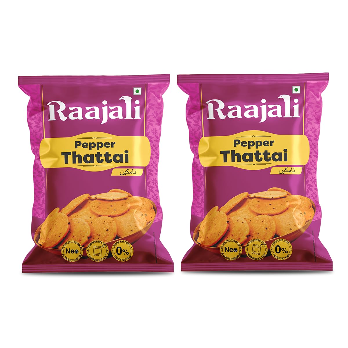 RAAJALI MELAGU THATTAI | Ready to Eat | Best Choice for Snack Time | 140GM (PACK OF 2) (B0BDMM7L3G) Amazon Price History, Amazon Price Tracker