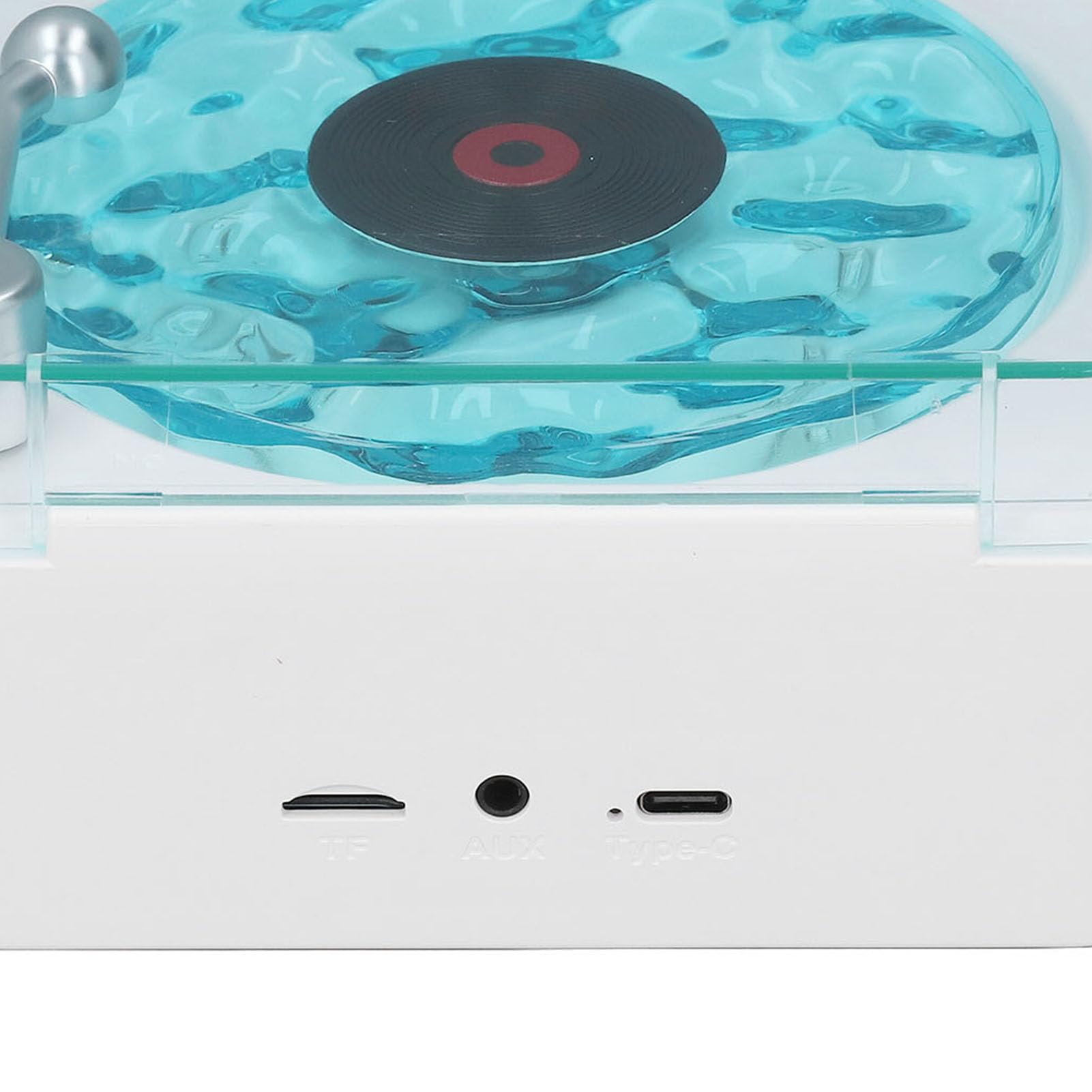 Fdit White Noise Sound Machine, Heimdekoration für Entspannung, Sound-Lautsprecher, Uhr für Büro, Kunststoff, Weiß, 15,2 Cm (WHITE)