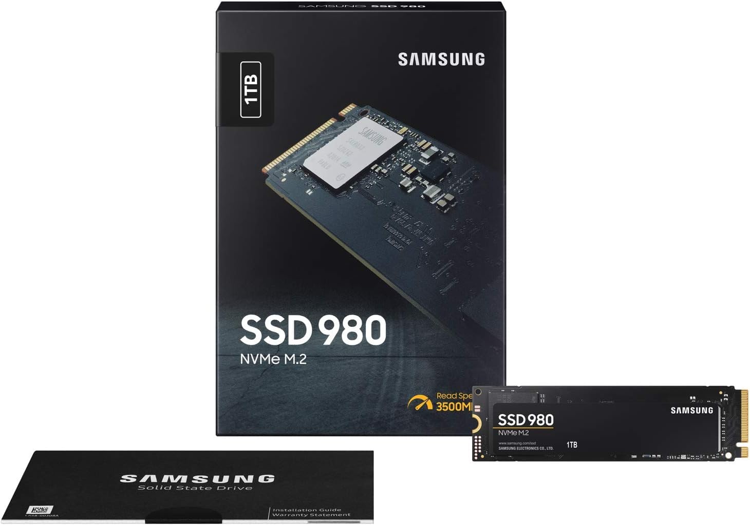Amazon | Samsung 980 1TB PCIe Gen 3.0 ×4 NVMe M.2 最大 3,500MB/秒 