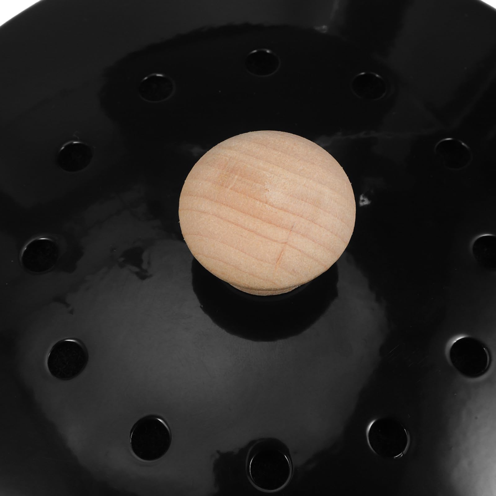 Yardenfun Küchenkomposteimer Moderne Schwarzer aus Eisen mit Deckel und Aktivkohlefilter Moderner Schwarzer Biomüllbehälter und Einfache Geruchsfilterung für Haushalt