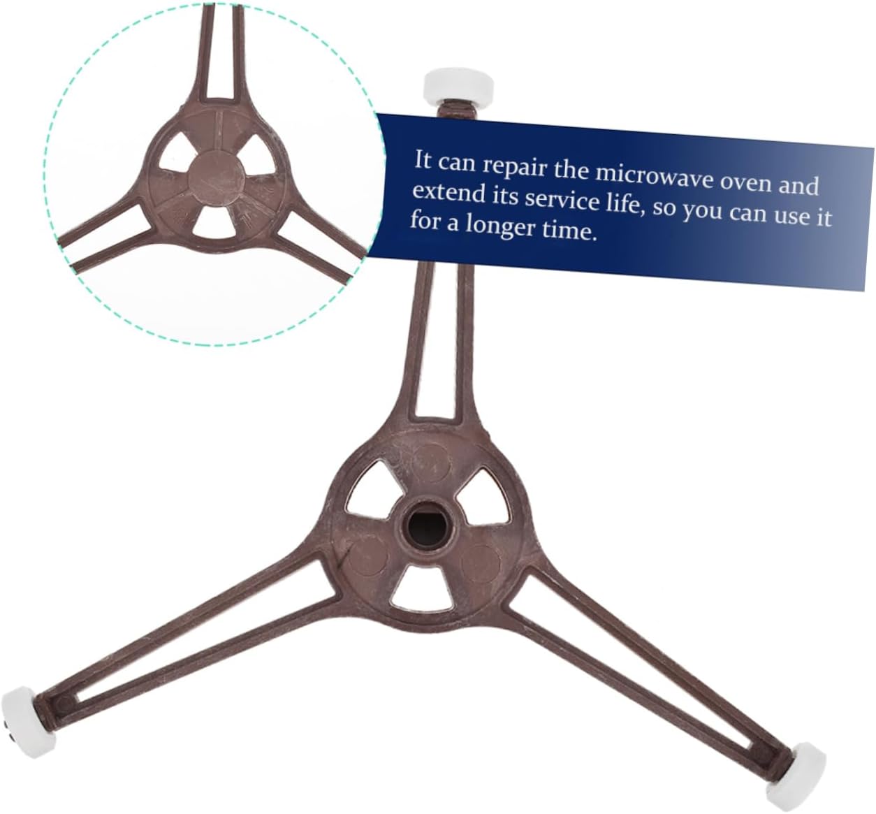 MAGICLULU 3sets Microwave Turntable Replacement Rack Microwave Glass Stand Rotating Base Essential Oven Supply 2pcs*3 Random Color