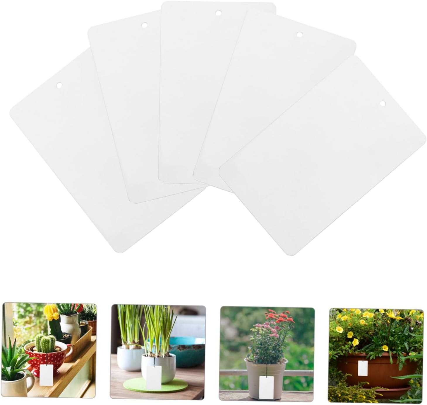 balacoo 200pcs Aluminum Plant Labels Weatherproof Tags for Greenhouse and Garden Use for Plant Identification and Marking Sturdy Metal Garden Decor