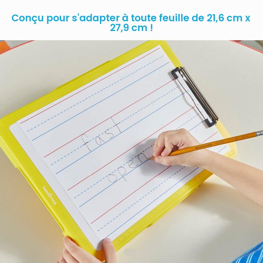 Learning Resources Tableaux Inclinés pour Écriture, Ensemble de 6, Encourage la Bonne Posture, Réduit la Fatigue, Surface Effaçable, Idéal pour Ecole Primaire, Éducateurs et Parents, Enfants 4 5 6 ans