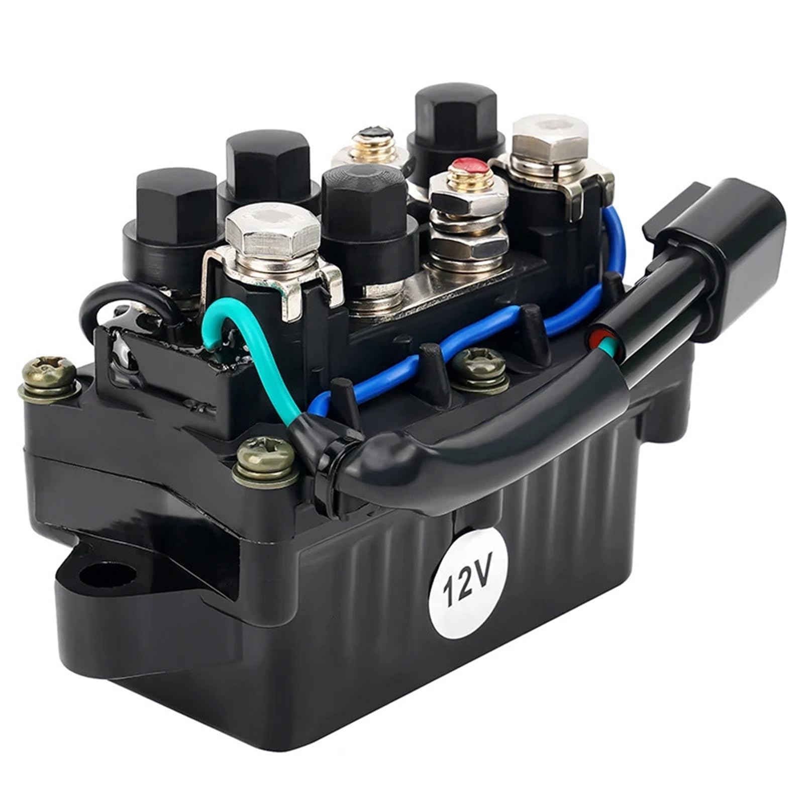 ‌Rozrusznik motocykla‌ Przekaźnik rozrusznika 12 V do silnika zaburtowego 4-suwowego, pasuje do Yamaha F75 L TLR F75B ETL F75A LB 17 LA F75D T60 FT60