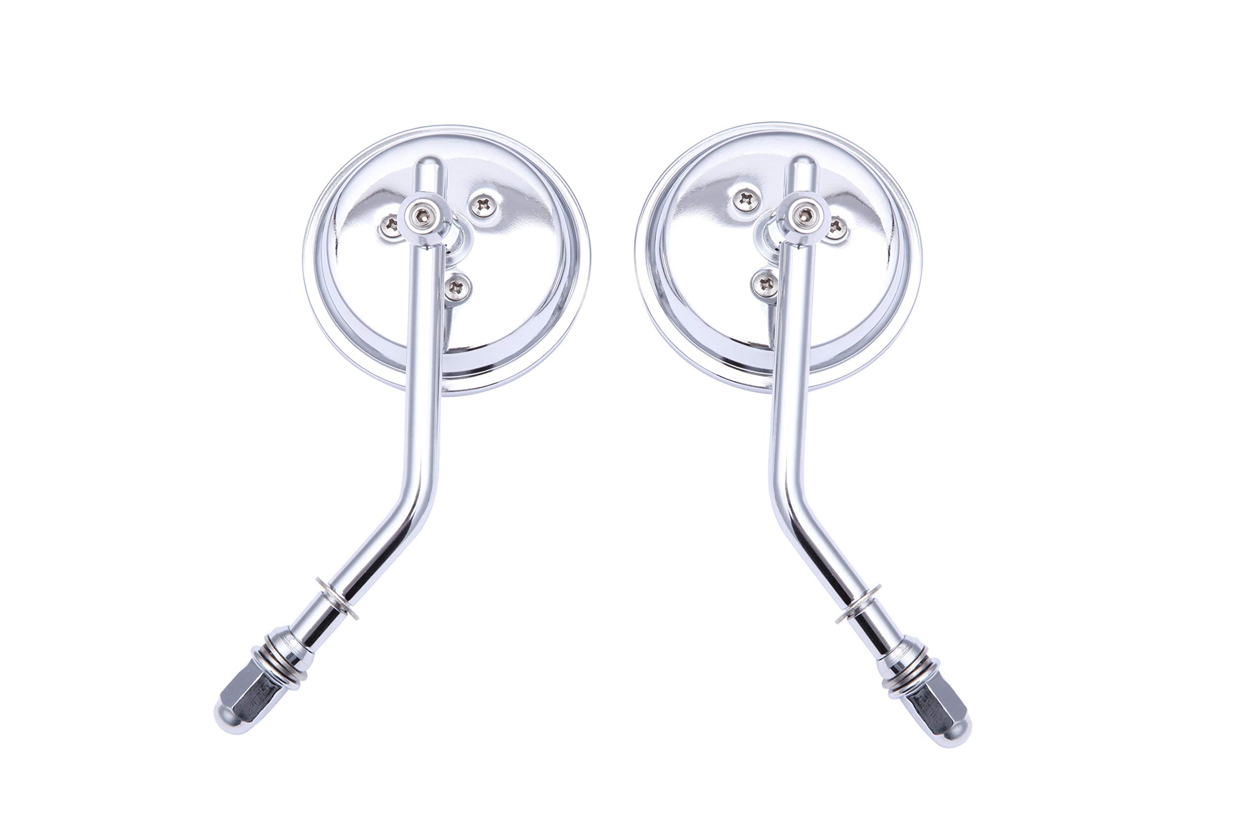 Retroviseur moto, M8 8mm ronds pour Softail Slim quarante huit XL1200X Sportster 1200 Street Glide