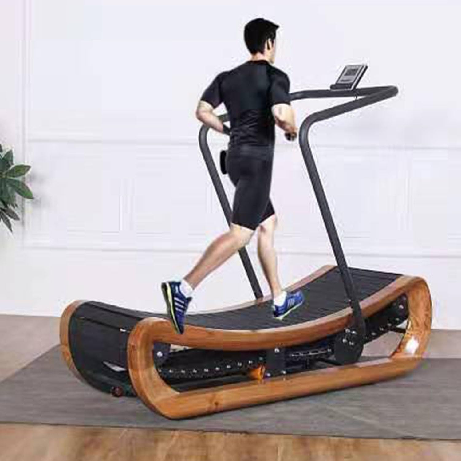 Amazon | DJXIK 電源不要 木製 非電源 ノンスリップ トレッドミル ジム