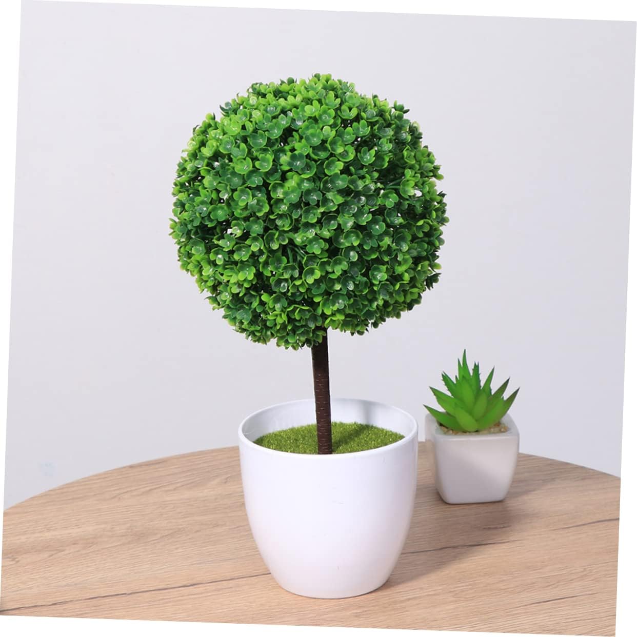 ORFOFE 6pcs Artificial Plants Simulated Green Bonsai for Home Office Decoration Elegant Faux Flower for -Term Use for Windowsills Tables and Events