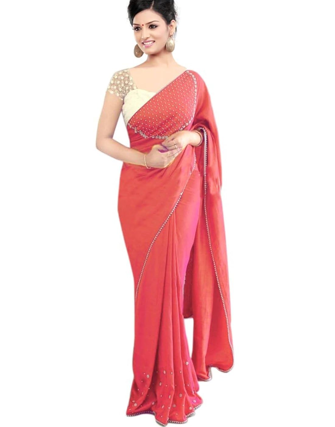 Amazon chiffon sarees below 1000 Clearance