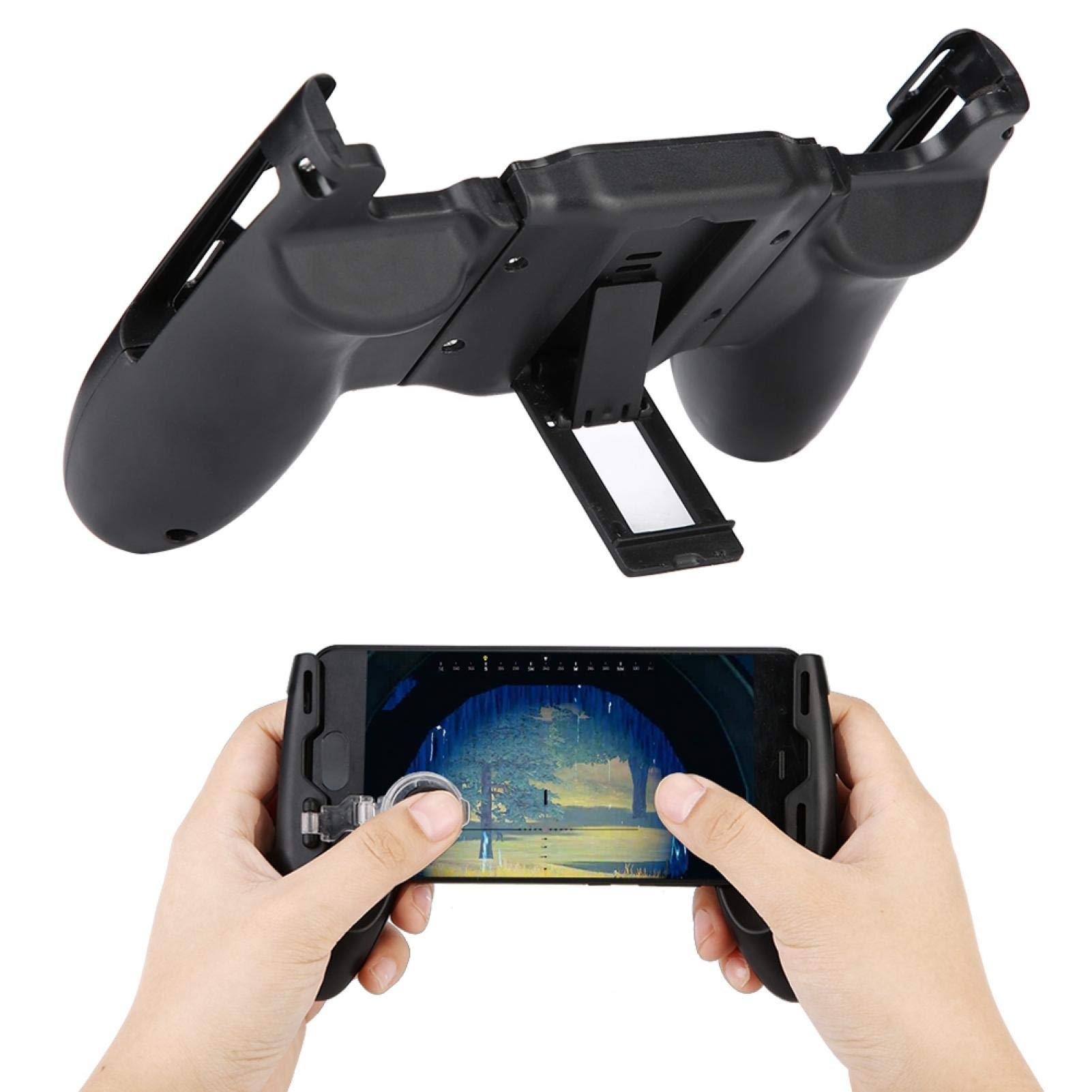 VBESTLIFE Supporto per gamepad universale portatile 3 in 1 per telefono cellulare Controller per gamepad telescopico per tutti gli smartphone touch screen da 4,5-6,5 pollici