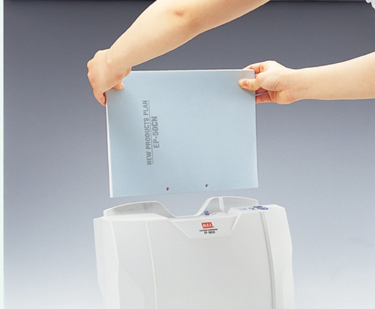 MAX マックス 自動紙そろえパンチャー 穴あけ EP-50C Amazon | マックス パンチ 自動紙そろえ パンチャー EP-50CN