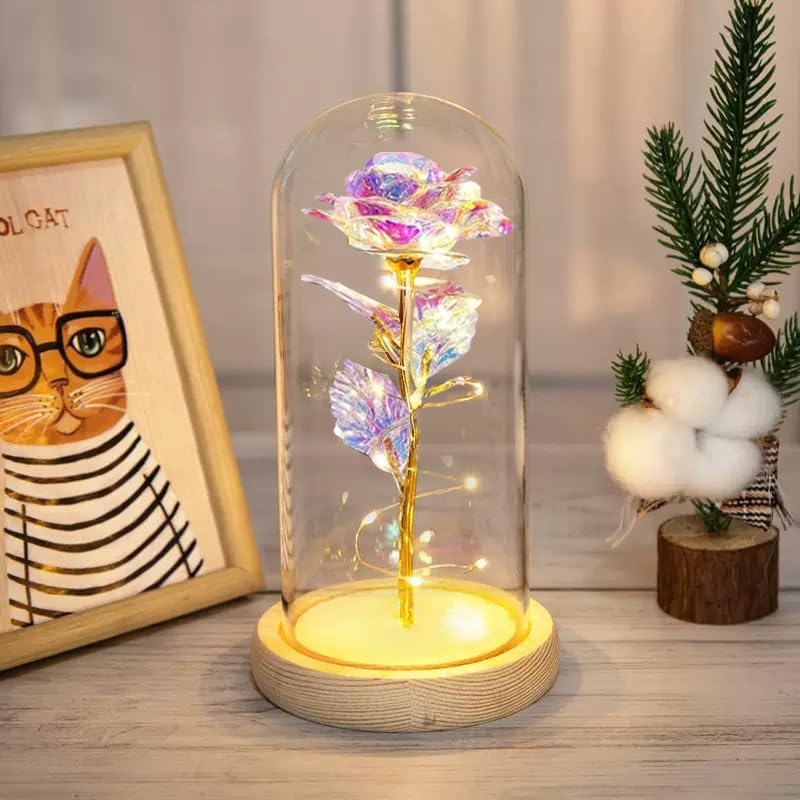 Birthday Gifts Decorations for Women,Mothers Day Rose Gifts for Mom,Rainbow Rose Flowers for Mom from Daughter or Son,Gift for Sister,Her,Grandma,Wife Christmas and Valentine Day Gifts - Image 10