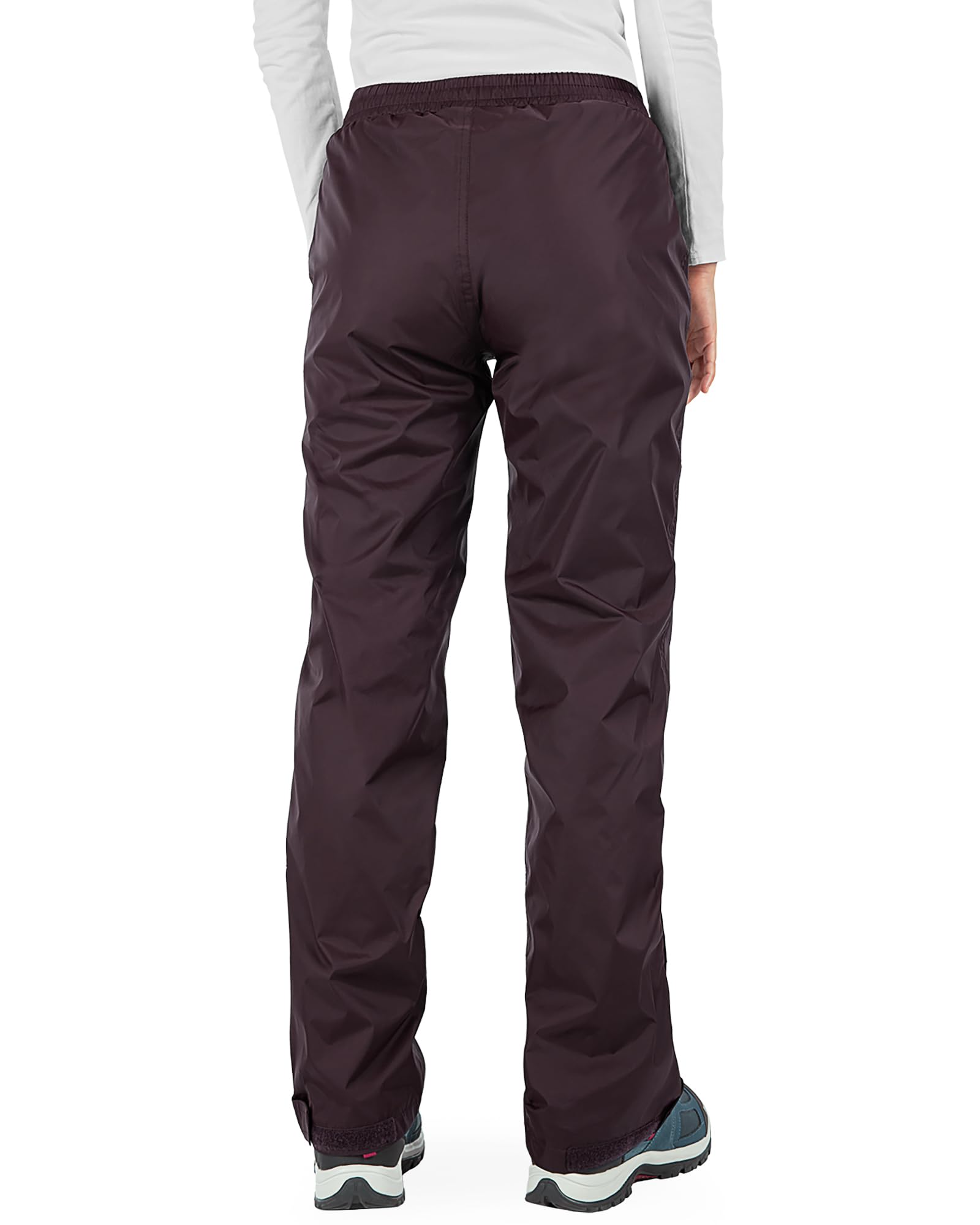 33,000ft Pantalon de Pluie Femme Respirant Imperméable Pantalon de Randonnée Coupe-Vent Résistant D'extérieur Pantalon de Trekking