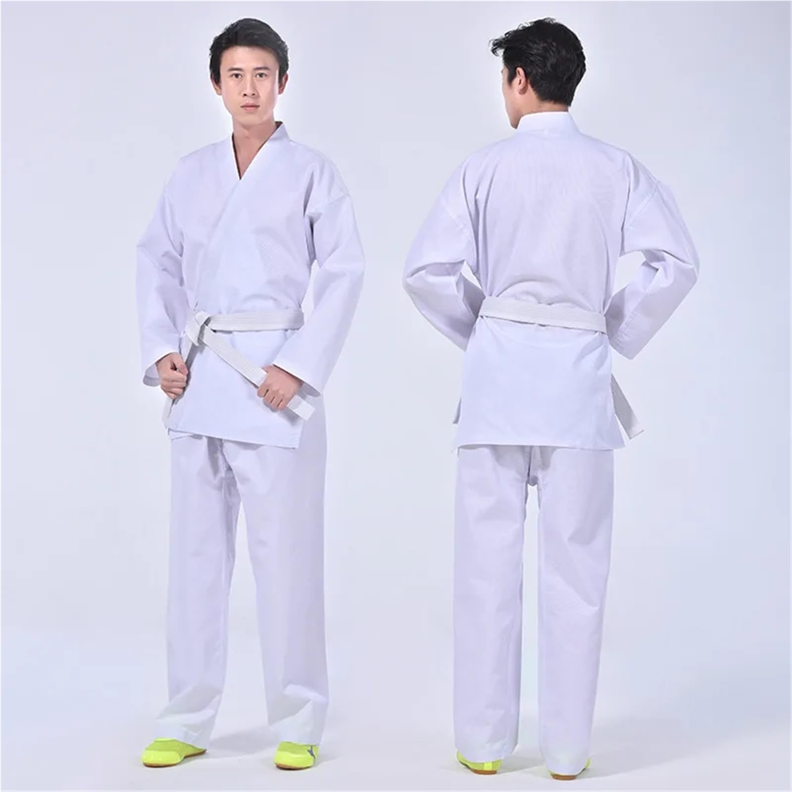 Traje de karate, Jeet Kune Do, traje de taekwondo, uniforme de karate neutral for adultos y niños, uniforme de kimono de manga larga.