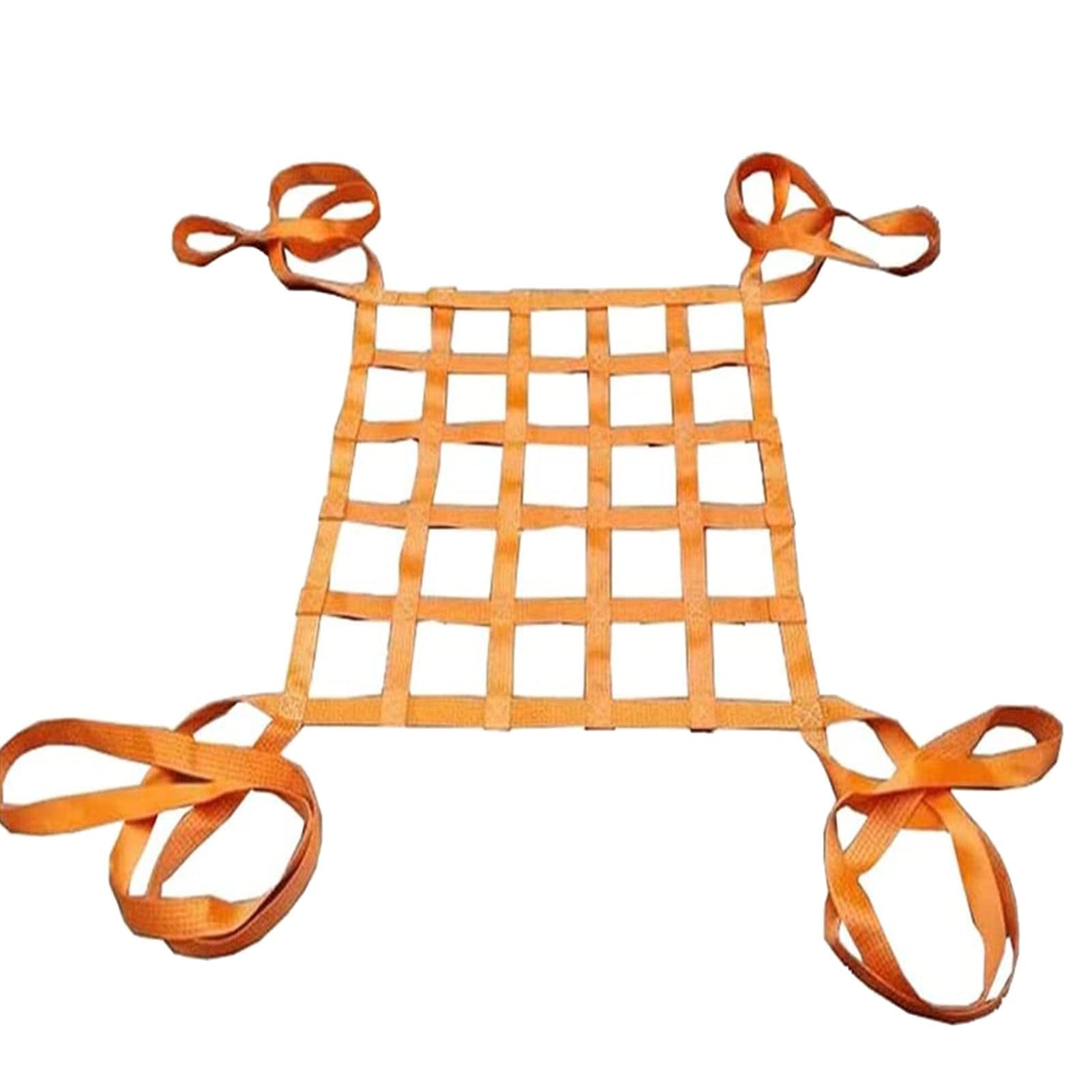 WQPMNYG Cargo Lifting Net - Polyester Mesh for Rigging, Towing, Hoisting - Tear Resistant Flat Cargo Net for Trailers and Construction
