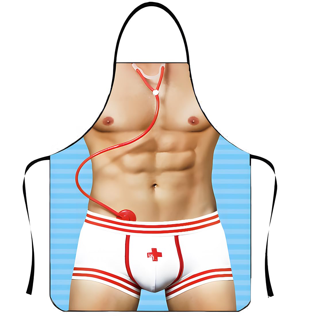 CATOR 1 pezzi Delantal Cocina Divertido, Delantal cocina hombre, Delantal Divertido hombre Sexy de Cocina Fiesta de Barbacoa Regalo de Adultos - Doctor