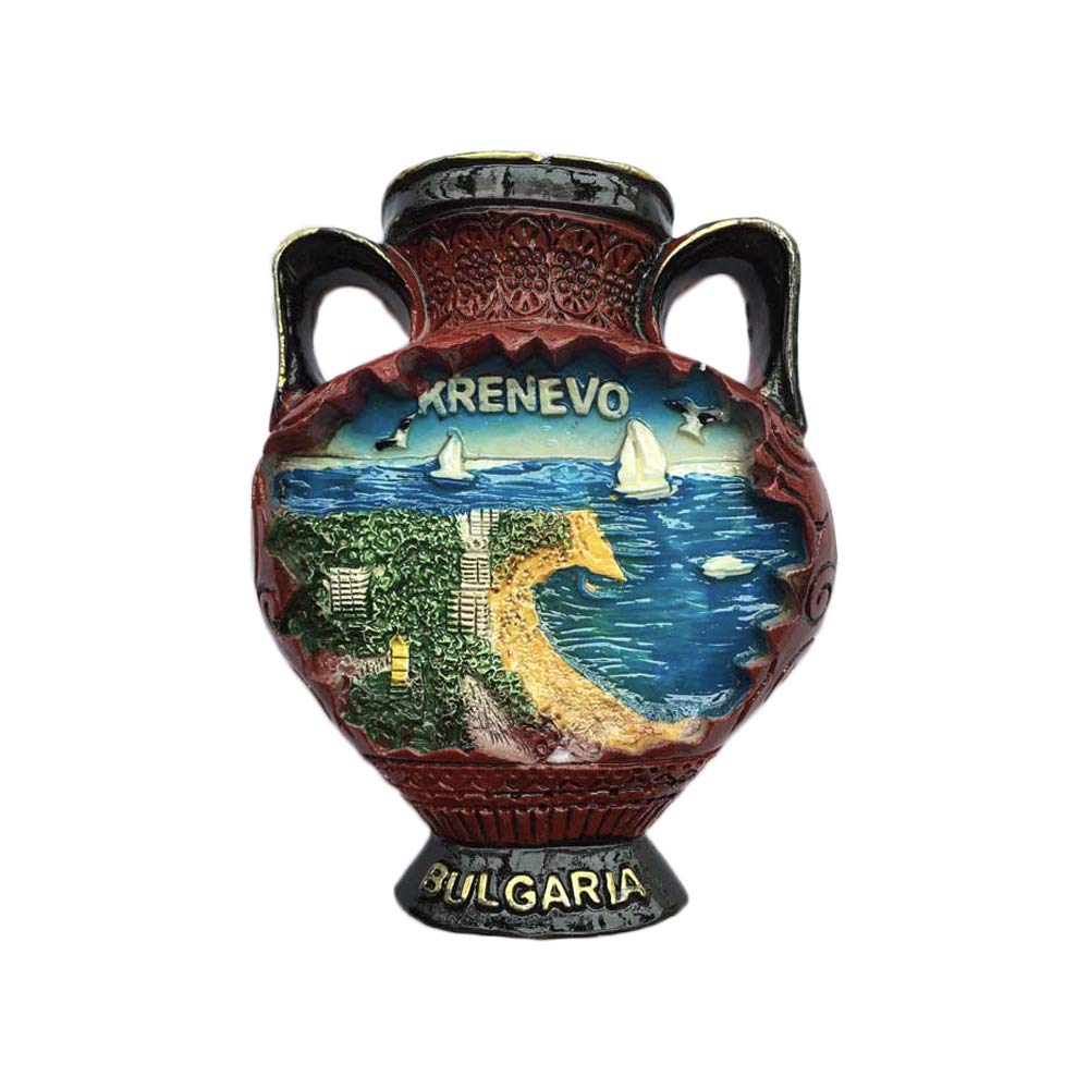 Wedarego Bulgaria Wedare 3D Bottle-Shaped Refrigerator Magnet Tourist Souvenirs Resin Magnetic Stickers Fridge Magnet Home & Kitchen Decoration From China