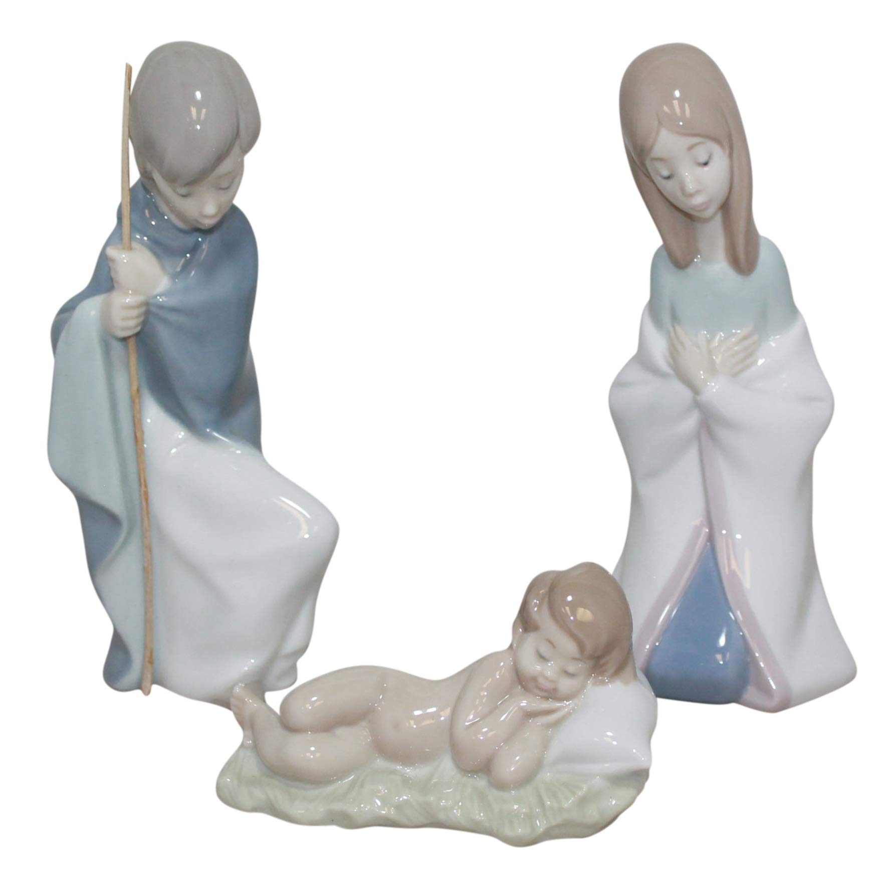 華商店リヤドロ Nao Lladro NATIVITY SET JESUS, VIRGIN new 2 SAINT figures MARY