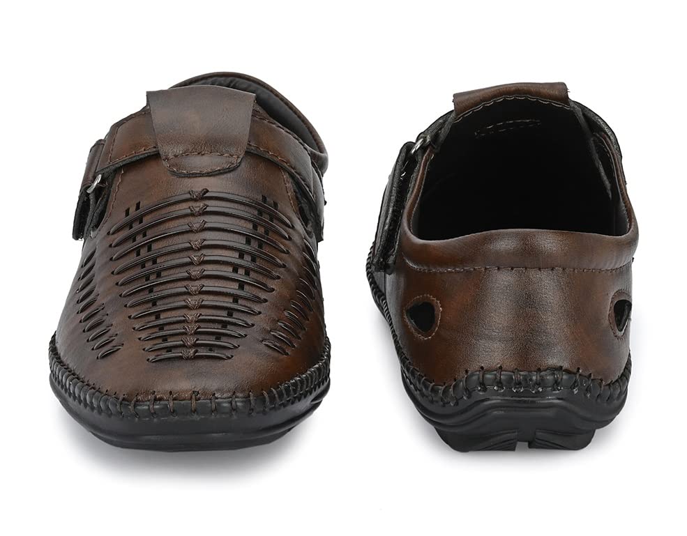Image of MACTREE Men Flexible-Stitched Sole Premium Sandals