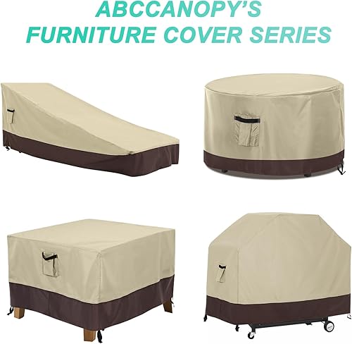 Miniatura 8 de ABCCANOPY Funda otomana tapizada para silla, cubierta universal para muebles, funda para silla, cubierta común para interiores y exteriores,